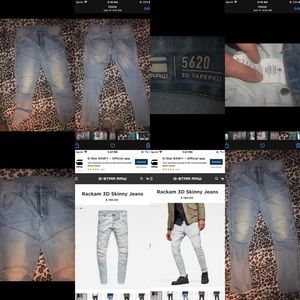 Men’s Rackham 3 D skinny jeans new $190